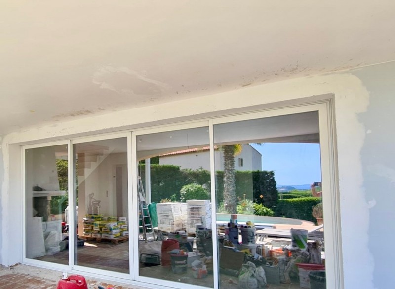 Fabrication et pose de coulissant 4 vantaux à Cannes 